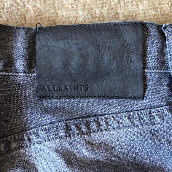 Allsaints Men's Cigarette Jeans Size 28 - Picture 3 of 4